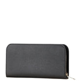 サンローラン 長財布 ラウンドファスナー ブラック レザー メンズ SAINT LAURENT 【中古】